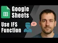 Google Sheets How to Use the IFS Function 2025 Tutorial
