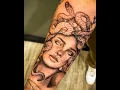 Unique And Creative Medusa Tattoo Ideas Arm And Forearm -