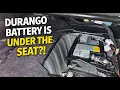 Dodge Durango Battery Replacement - Hidden Under Seat