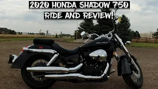 2020 honda shadow 750 ride and review 