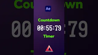 Countdown Timer in After Effects Tutorial