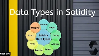Solidity Data types uint string bool struct address mapping etc