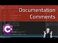 8 3 Document Comments - Learning C