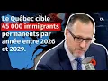 Download Lagu Immigration Québec Fixe Une Cible de 45 000 Immigrants Permanents par Année de 2026-2029