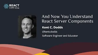 And Now You Understand React Server Components Kent C Dodds