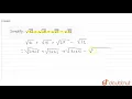 Simplify sqrt12 sqrt18 sqrt27 - sqrt32