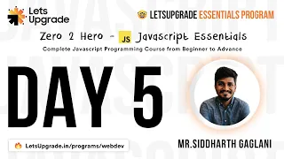 DOM Manipulation Javascript Essentials Program Day 5 LetsUpgrade