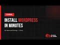 How to Install WordPress in Minutes Step-by-Step Automatic Setup with CloudRaptor