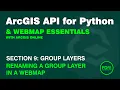 Setting a Group Layer name in an ArcGIS Online WebMap using the ArcGIS API for Python