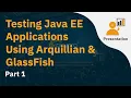 Testing Java EE Applications Using Arquillian GlassFish Part 1