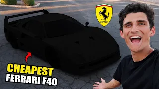 Buying The CHEAPEST Ferrari F40 In The USA! ABANDONED For 15 Years!