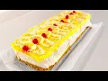 🍋HOW TO MAKE LEMON CHEESECAKE IN A LOAF PAN🍰PERFECTLY SET CHEESECAKE WITHOUT BROWNING THE EDGES😍😋