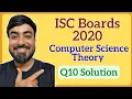 ISC Class 12 Computer Science Boards Theory 2020 Q10 - Implement a Circular Queue in Java