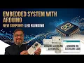 Arduino LED Blink Tutorial Program with Code Proteus simulation of LED toggling