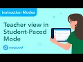 Teacher View for Nearpod s Student-Paced Mode