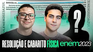 GABARITO E RESOLUÇÃO DE FÍSICA DO ENEM 2023 + Convidado surpresa