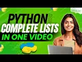 Python List Tutorial All Lists in Python List slicing List iteration and List functions