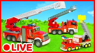 Caminhões e Carros em Missão de Resgate 🚚🚗 Brinquedos para Crianças | Kidibli