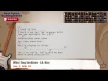 🎸 Why I Sing the Blues - B.B. King Guitar Backing Track with scale, chords and lyrics