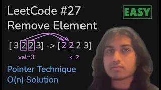 Remove Element - O n Pointer Technique