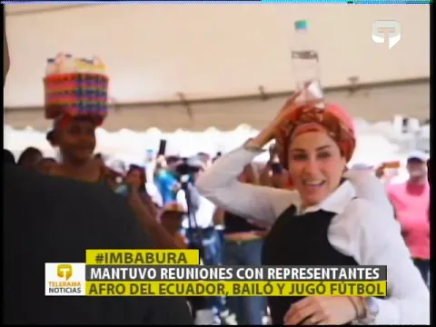 Daniel Noboa del Movimiento ADN visitó Baños para agradecer votos