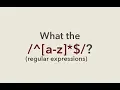 Episode - What the RegEx