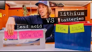 The guide to lithium batteries on a sailboat (VS lead acid) // Ryan’s tech corner #1