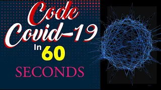 I coded COVID-19 in less than 60 seconds Python Animation TURTLE Tutorial SalteeKiller