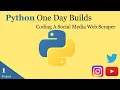 Python Tutorial Web Scraping With Selenium and BeautifulSoup Python One Day Builds - Project 1
