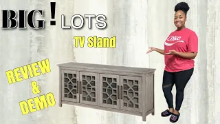 Big Lots TV Stand DEMO Review Big Lots Furniture
