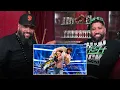 The Usos AJ Styles and Sami Zayn react to 2025 Royal Rumble WWE Playback