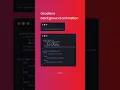 CSS gradient background effect