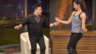 موزون گونه محمد خرداديان و هدي جراحHoda Jarrah Is Dancing At Chandshanbebasina Show 