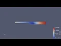 Backward Facing Step Flow Simulation CONVERGE CFD Pressure Contour Animation