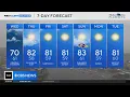Warmer weather expected to return to Maryland after gloomy Wednesday