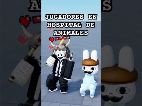 TIPOS DE JUGADORES EN HOSPITAL DE ANIMALES #roblox #shorts
