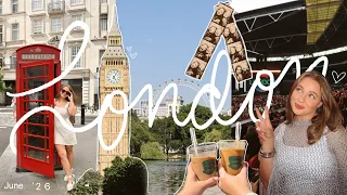 the most perfect summer week in LONDON 🇬🇧💂 sightseeing, Harry Styles at Wembley, best eats & more