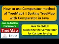 How to use Comparator method of TreeMap Sorting TreeMap with Comparator in Java