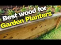 Wooden Garden Boxes The Ultimate Guide to Choosing the Best Wood Species for Raised Bed Planters