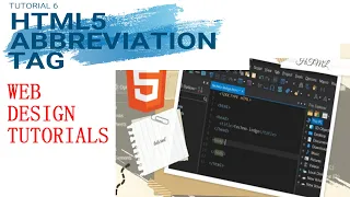 TUTORIAL 6 ABBREVIATION TAG WEB DESIGN WITH HTML5 HTML Crash Course For Absolute Beginners