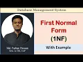 Lec 32 First Normal Form 1NF DBMS Bangla Tutorial