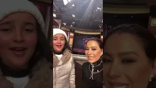 قبل دقائق من حلقة أم كلثوم هايدي موسى وأشرقت مولعين الاستديو 