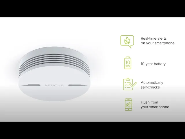 Rilevatore di fumo Smart Netatmo /fino a esaurimento scorte/, NETATMO , NSA-EC