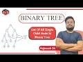 List Of All Single Child Node In Binary Tree Using HeapMover Pepcoding Solution in Hindi
