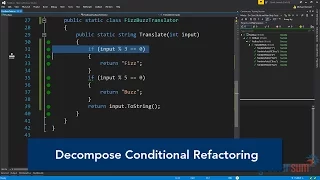 Decompose Conditional Refactoring