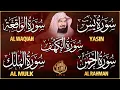 Download Lagu سورة يس، الرحمن، الواقعة، الملك، الكهف تلاوة هادئة للشيخ عبد الرحمن السديس، استمع بنية الرزق والشفاء