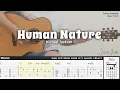 Download Lagu Human Nature - Michael Jackson | Fingerstyle Guitar | TAB + Chords + Lyrics