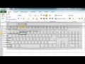 Excel 2010 Tutorial For Beginners - Enter Edit Text and Numbers Microsoft Excel