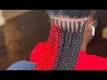 HALF AND HALF 3 LAYER TRIBAL BRAIDS ALOPECIA CLIENT