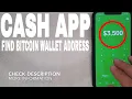 How To Find Cash App Bitcoin Wallet Address